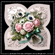 Shaped card TopperGorgeous Bouquet  Mini Kit
