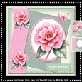 Pink Camelia Mini Kit 7x7