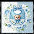 New Baby Boy Bib Mini Kit