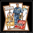 Shaped Card Topper Handyman    8x8 Mini Kit