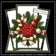 Shaped Card Topper Christmas