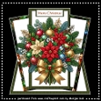 Shaped Card Topper   Beautiful Christmas