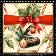 Vintage Christmas Robin   Mini Kit