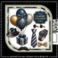 Male Card Gentleman Mini Kit 7x7