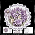 Shaped TopperLavender Flowers Mini Kit