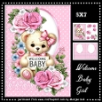 Welcome Baby Girl Mini Kit 5x7