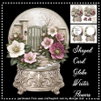 Shaped topper Globe Winter Flowers