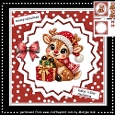 Cute Rhinestone Baby Reindeer Mini Kit