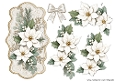 Topper  White Poinsettia