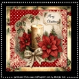 Vintage Christmas Candle 7x7 Mini Kit