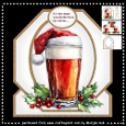 Shaped Topper Christma Beer Mini Kit 8x8