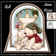 Shaped Card Topper Snow Kisses Mini Kit