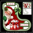 Christmas Stocking Shaped Topper