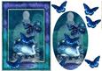 Bleu Butterflies and Swans 2