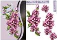 Sympathy Heritage Pink Roses and Lace Cross