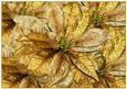 A4 Background Golden Poinsettias