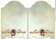 Insert Screen Card Vintage Cat and Roses