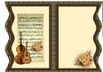 Wave Card Vintage Music Insert