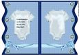 Wave Card Baby Boy Insert