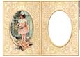 Vintage Girl& Roses Insert