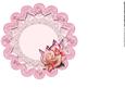 Lace Topper Roses & Butterflies Insert