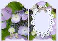 Insert Shaped Screencard Vintage Lady