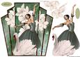 Art Deco Frame Belle Ballerina