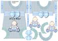 Baby Boy Romper Cute in Bleu