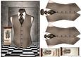Male Card Grey Vest