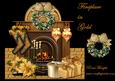 Mini Kit Fireplace in Gold