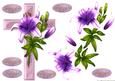 Sympathy Cross & Purple Lily