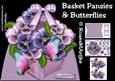 Mini Kit Basket Pansies