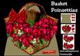 Mini Kit Basket Poinsettias