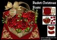 Mini Kit Basket Christmas Roses
