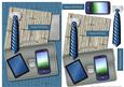 Male Card Briefcase Smartphone & Tablet