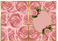 Insert Oval Cameo Vintage Roses