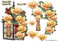 Flower Lantern with Roses & Lilies