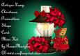 Antique Lamp & Poinsettias Mini Kit