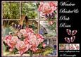 Window Basket & Pink Roses Mini Kit
