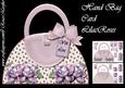 Hand Bag Card Lilac Roses Mini Kit