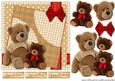 Quick Cute Card Teddie Bears