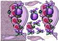 Christmas Plum Roses Over the Edge