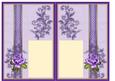 Insert English Cottage in Purple