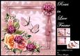 Roses in Lace Frame