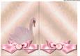 Insert Romantic Swan & Pink Peonies