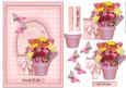 Beautiful Flowerpot & Butterflies