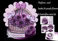 Mini Kit Platform Basket Flowers & Butterflies