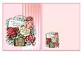 Insert Vintage Roses Basket
