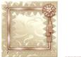 Insert Winter View in Lace Frame & Magnolias
