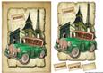 Male Card Vintage Car